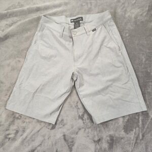 Travis Mathew Shorts Mens 30 Gray Sand Harbor Golf Preppy Lightweight
